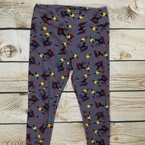 3/$30 LuLaRoe T&C Halloween Wolf Bat Leggings